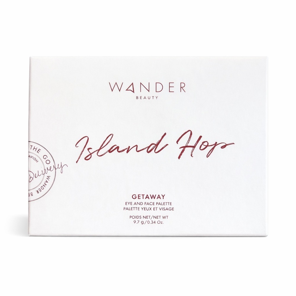 Wander Beauty Island Hop Getaway Eye & Face Palette 9.7 g Travel Makeup Palette